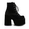 DemoniaCult - CAMEL203 Plattformstiefel - Schwarz Product image